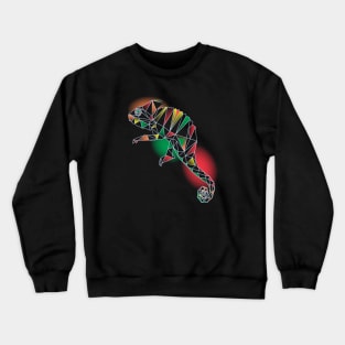 Polygonal lizard Crewneck Sweatshirt